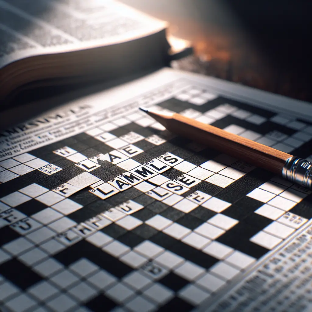 Løsning til Lammelse krydsord