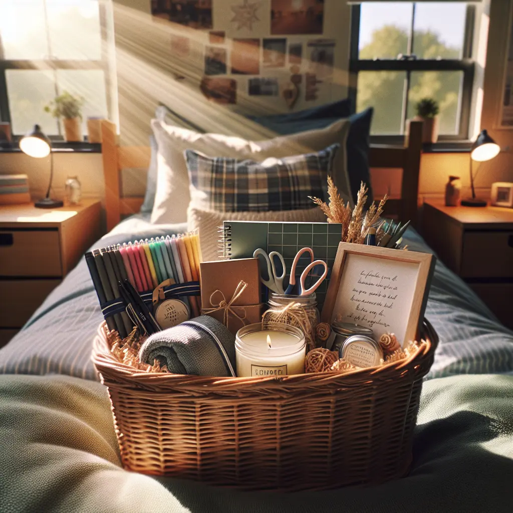 Sådan samler du en studiestartsgavekurv til kollegiet